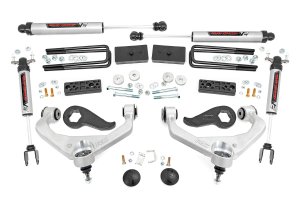 GMC Sierra 2500 HD Suspension Lift Kit - Front + Rear - Rough Country - 3 Inch Lift Kit with UCAs and Overloads - '20-'24